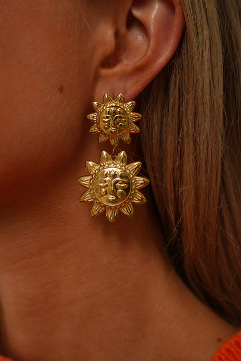 Joy dorées - Boucles d’oreilles acier