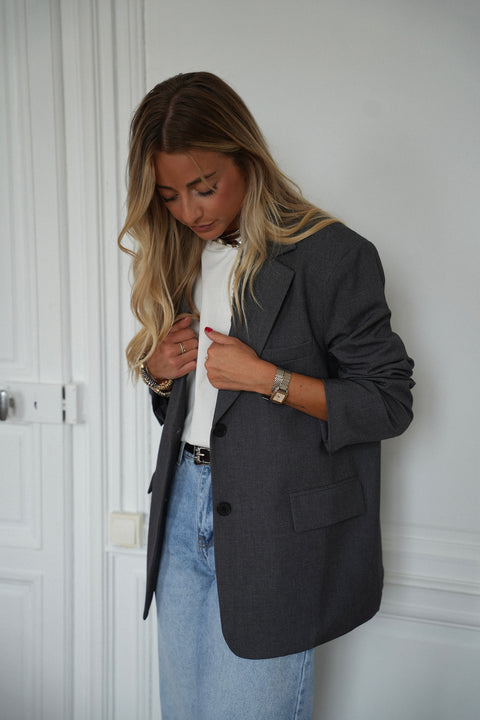 Cloé grise - Veste blazer