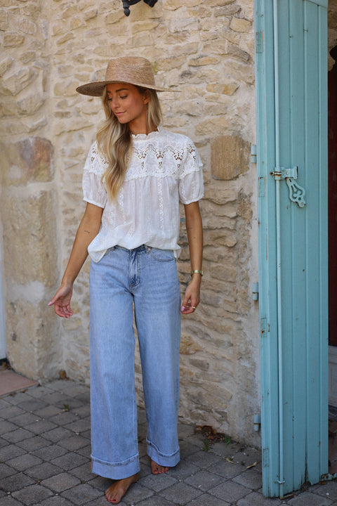 Jeorgia bleu - Jean baggy