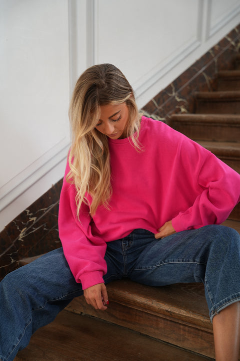 Izac rose - Sweat-shirt ample
