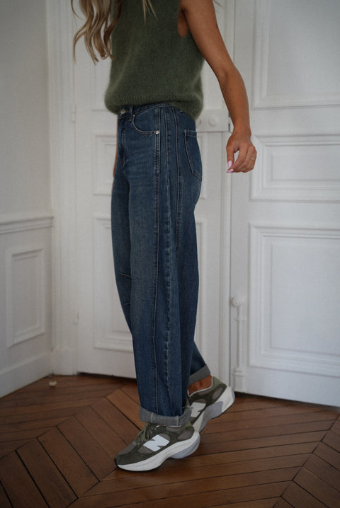 Amy bleu - Jean ballon