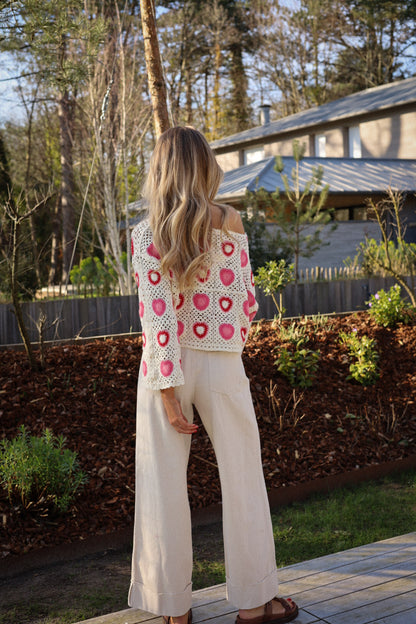 Antonio beige - Pantalon droit