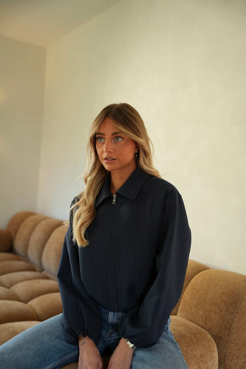 Bea marine - Veste zippée