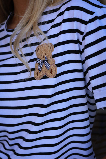 Koda rayé - T-shirt nounours
