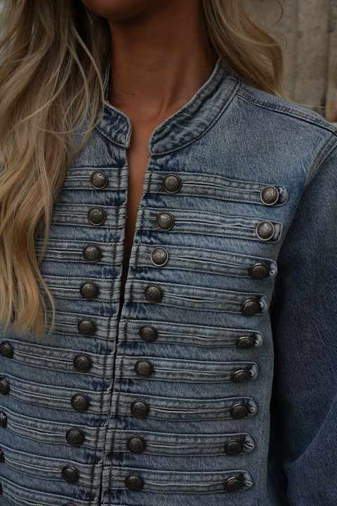Ynes bleue - Veste en jean