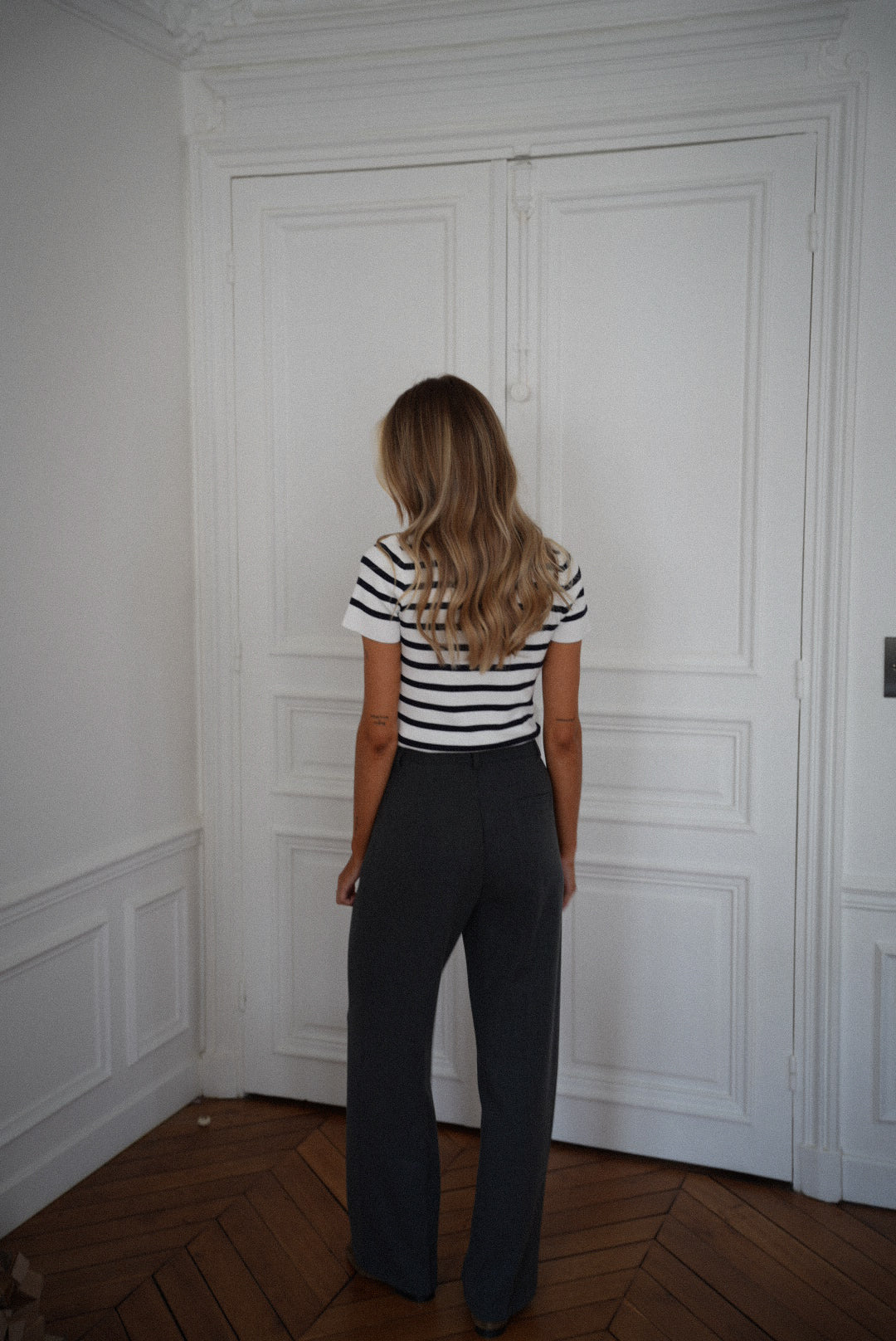Laly marine - T-shirt rayé