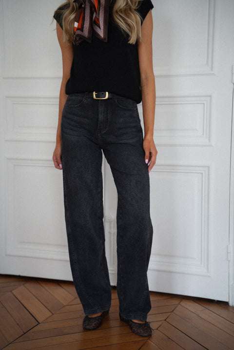 Leslie noir - Jean droit