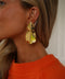 Liv dorées - Boucles d’oreilles acier
