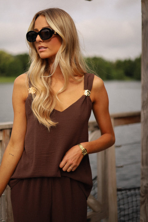 Enza chocolat - Ensemble fluide