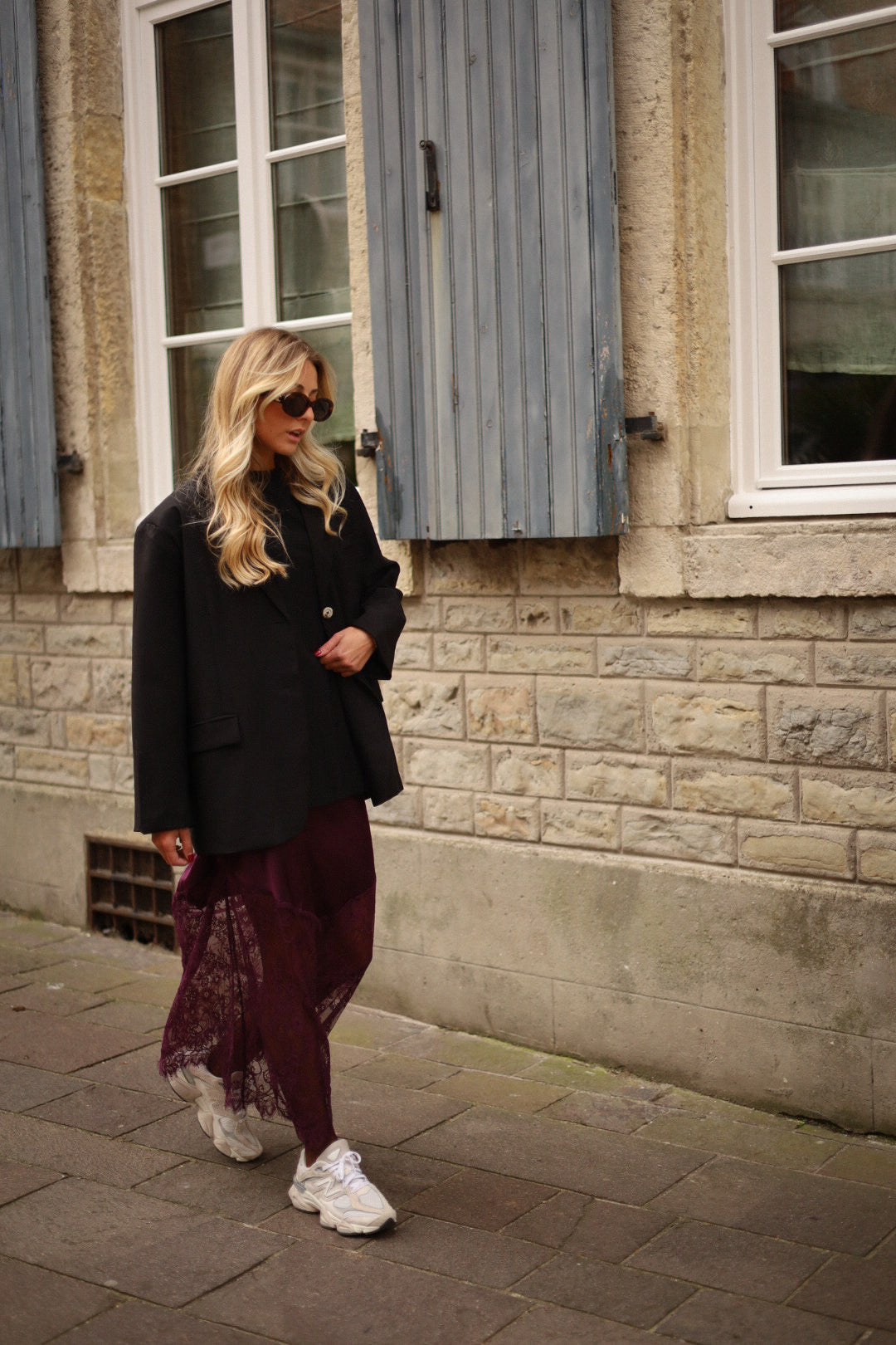 Marssa noir - Blazer ample