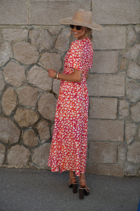 Zoeva fuschia - Robe fleurie
