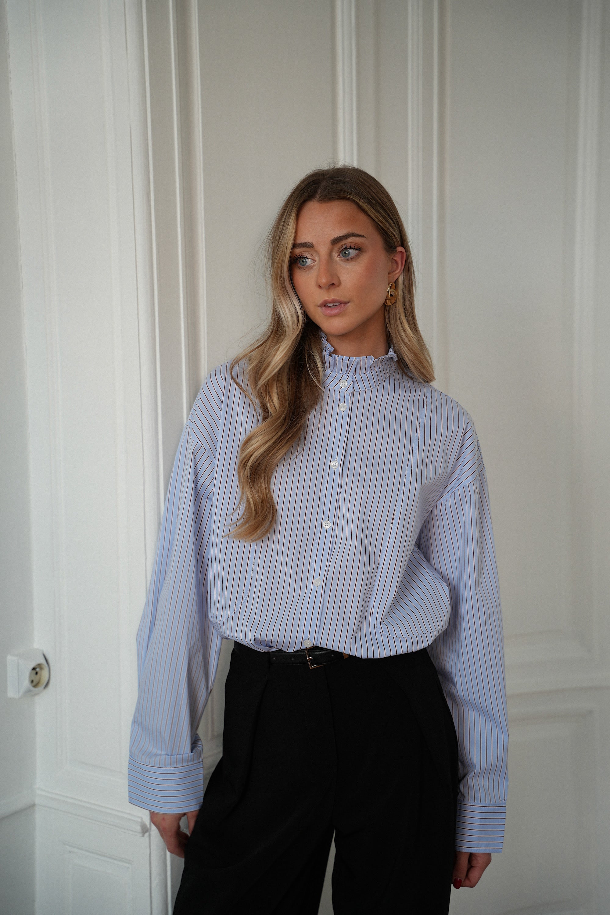 Evane bleue - Chemise ample