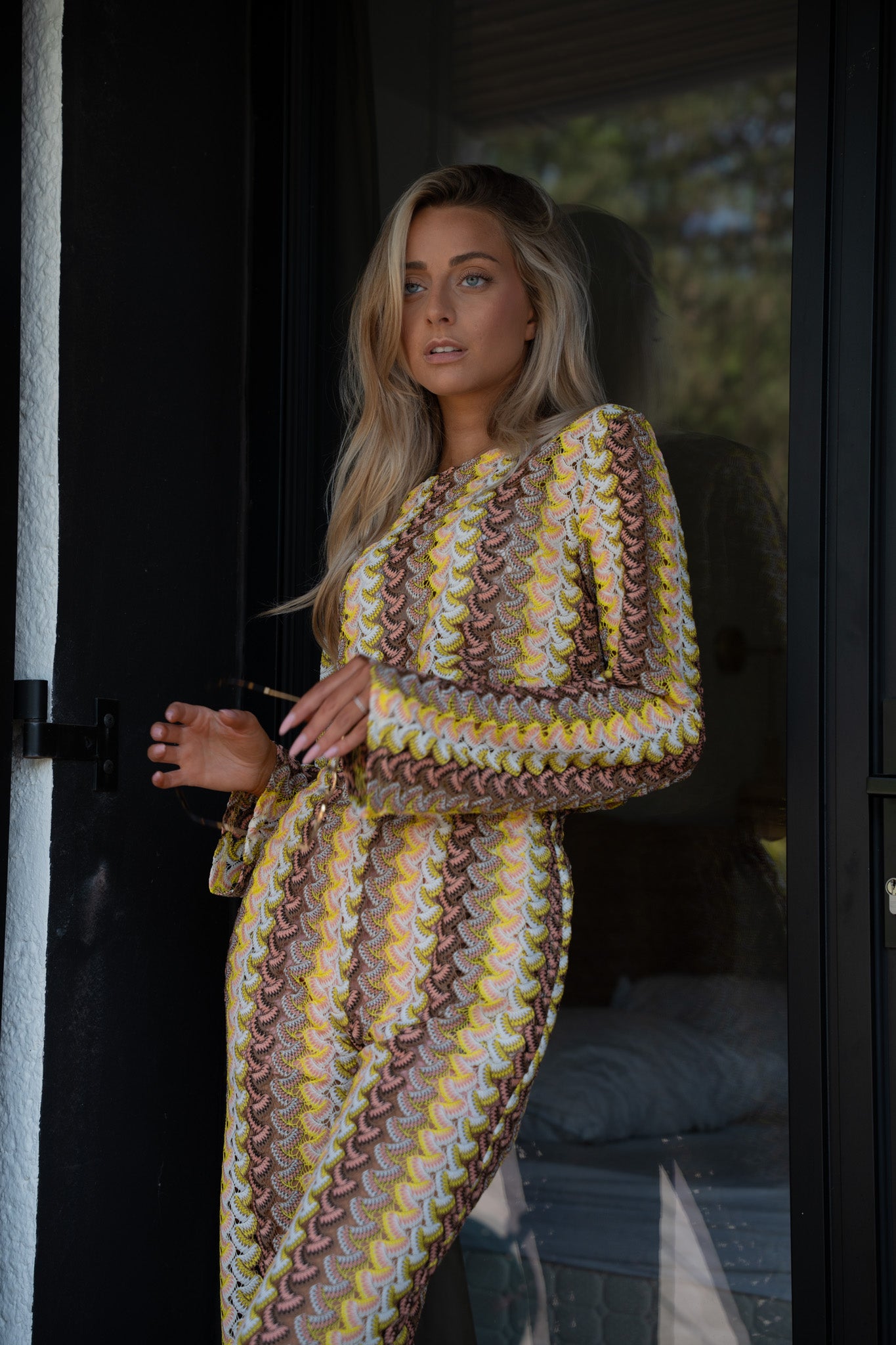 Yolande jaune - Blouse brodée