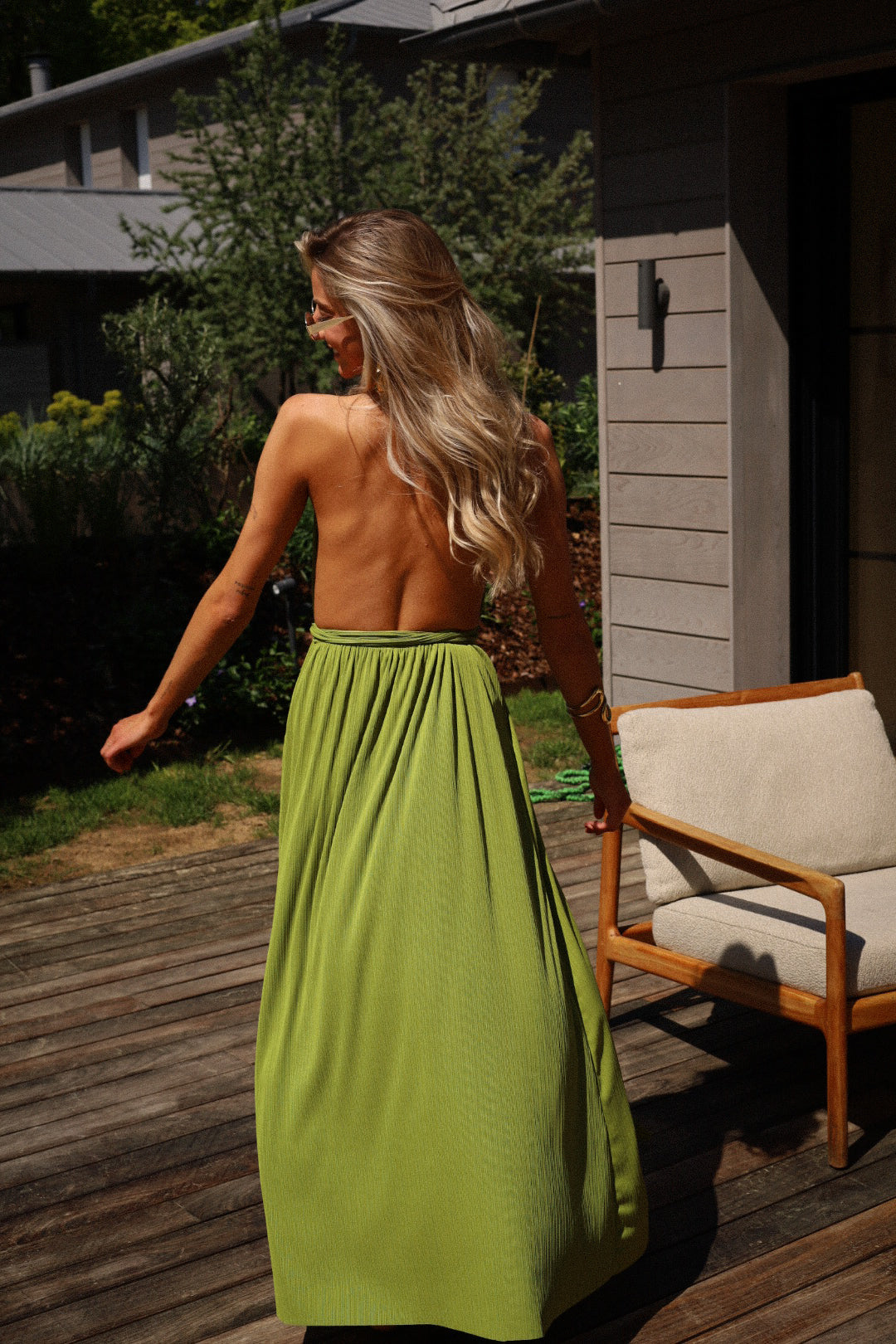 Adell verte - Robe longue