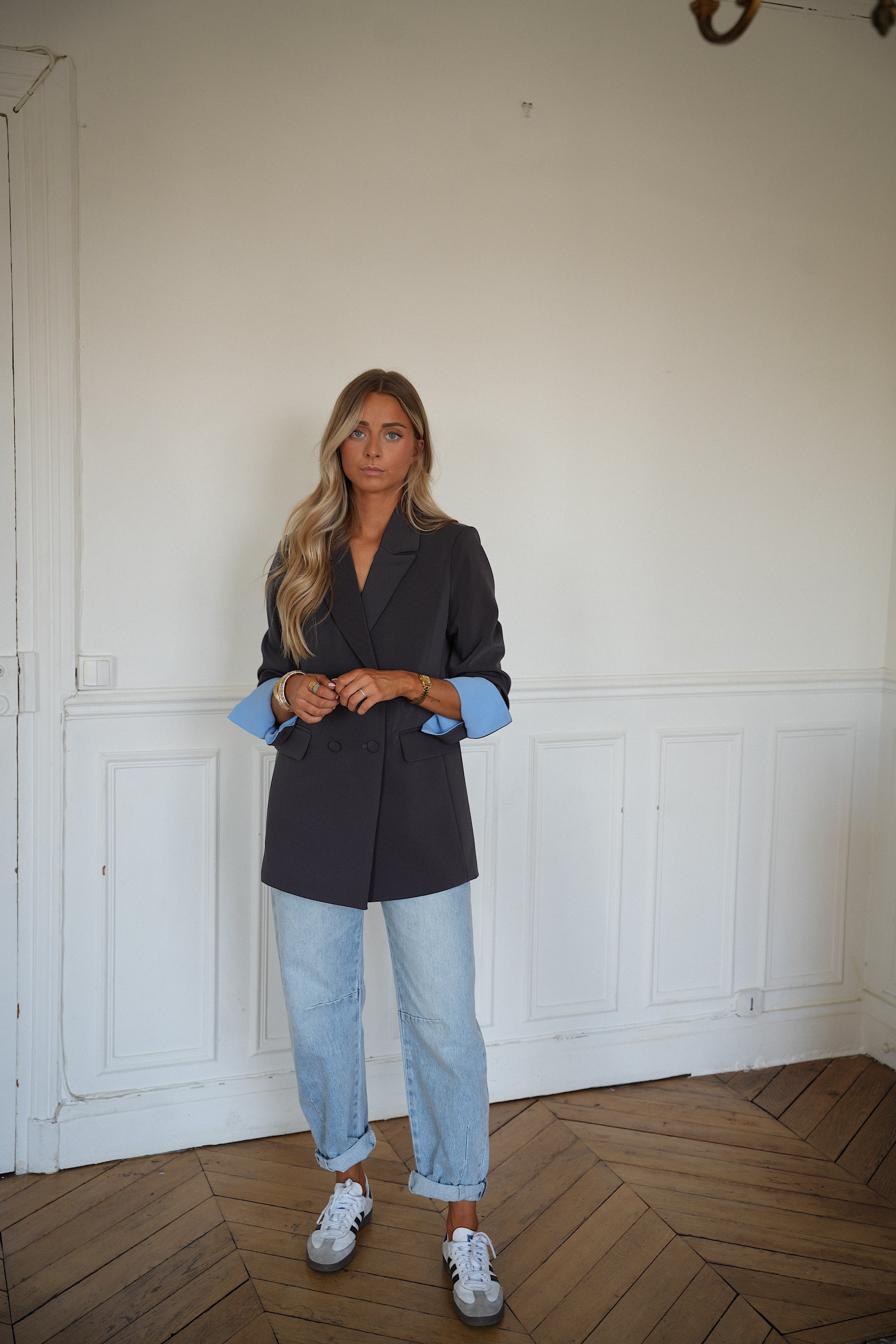 Bonnie grise - Veste blazer