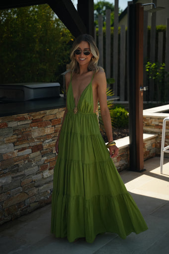 Filipa verte - Robe soleil