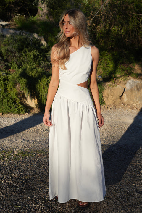 Émeline blanche - Robe longue