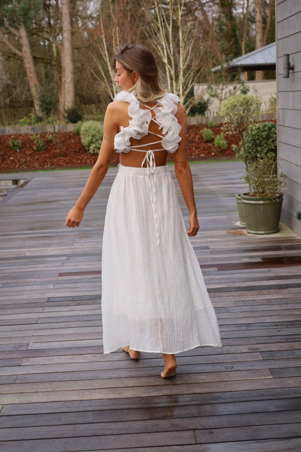 Diane blanche - Robe longue