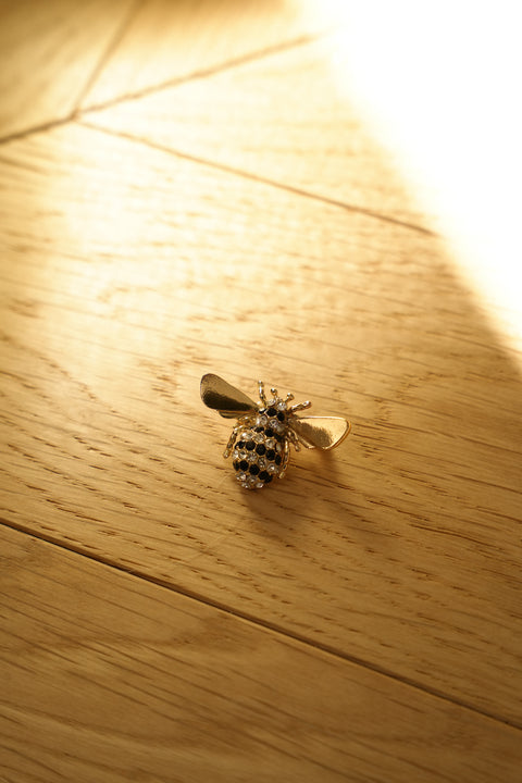 Ada dorée - Broche abeille