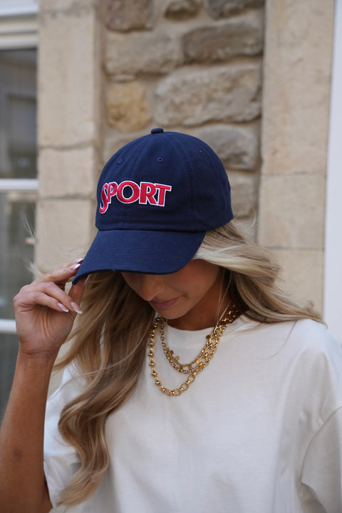 Roby marine - Casquette brodée