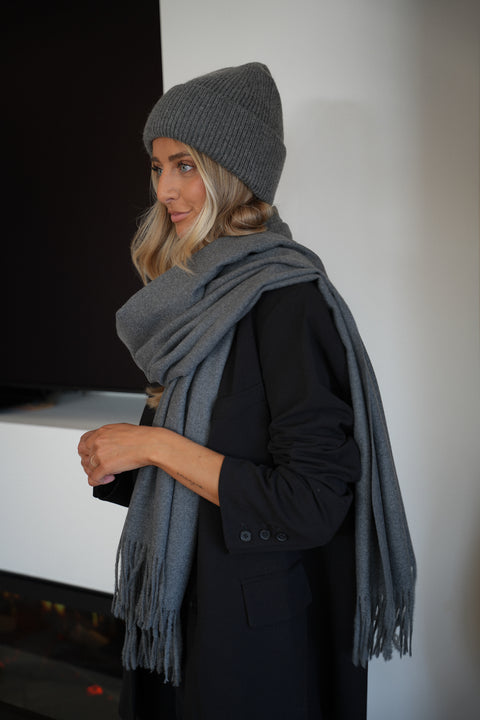 Capucine grise - Écharpe douce