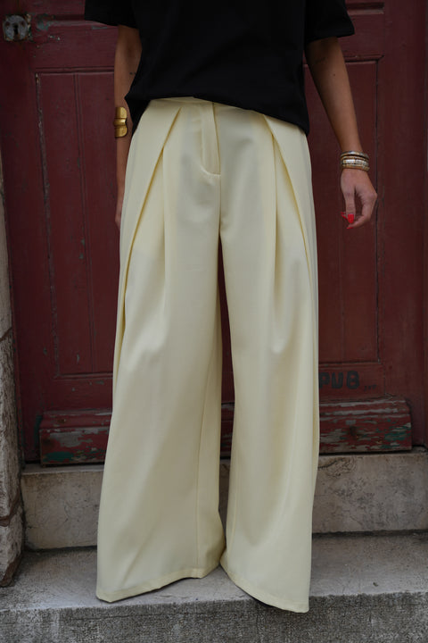 Chelsea jaune - Pantalon ample