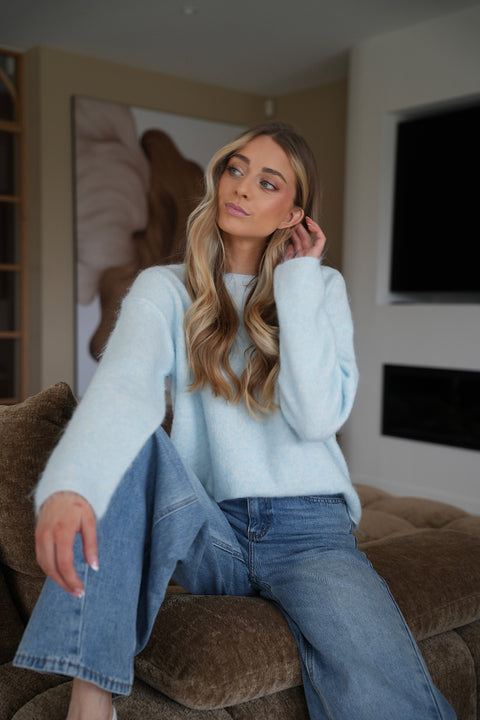 Celian bleu - Pull uni