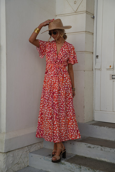 Zoeva fuschia - Robe fleurie