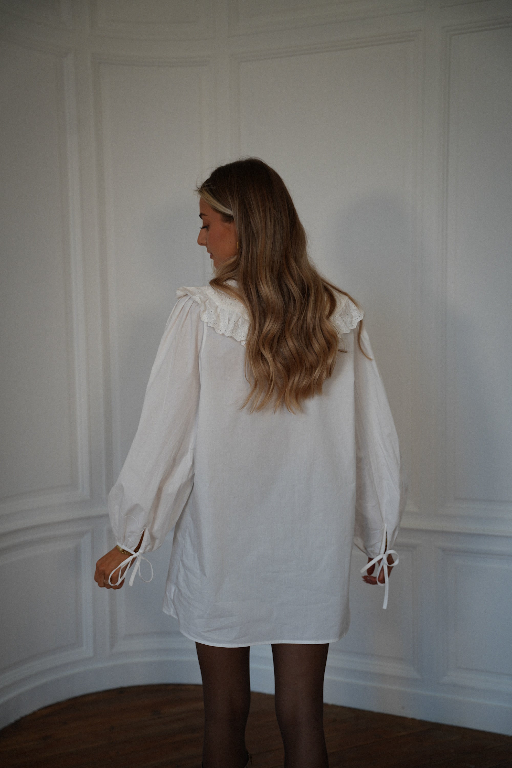 Nola blanche - Chemise longue