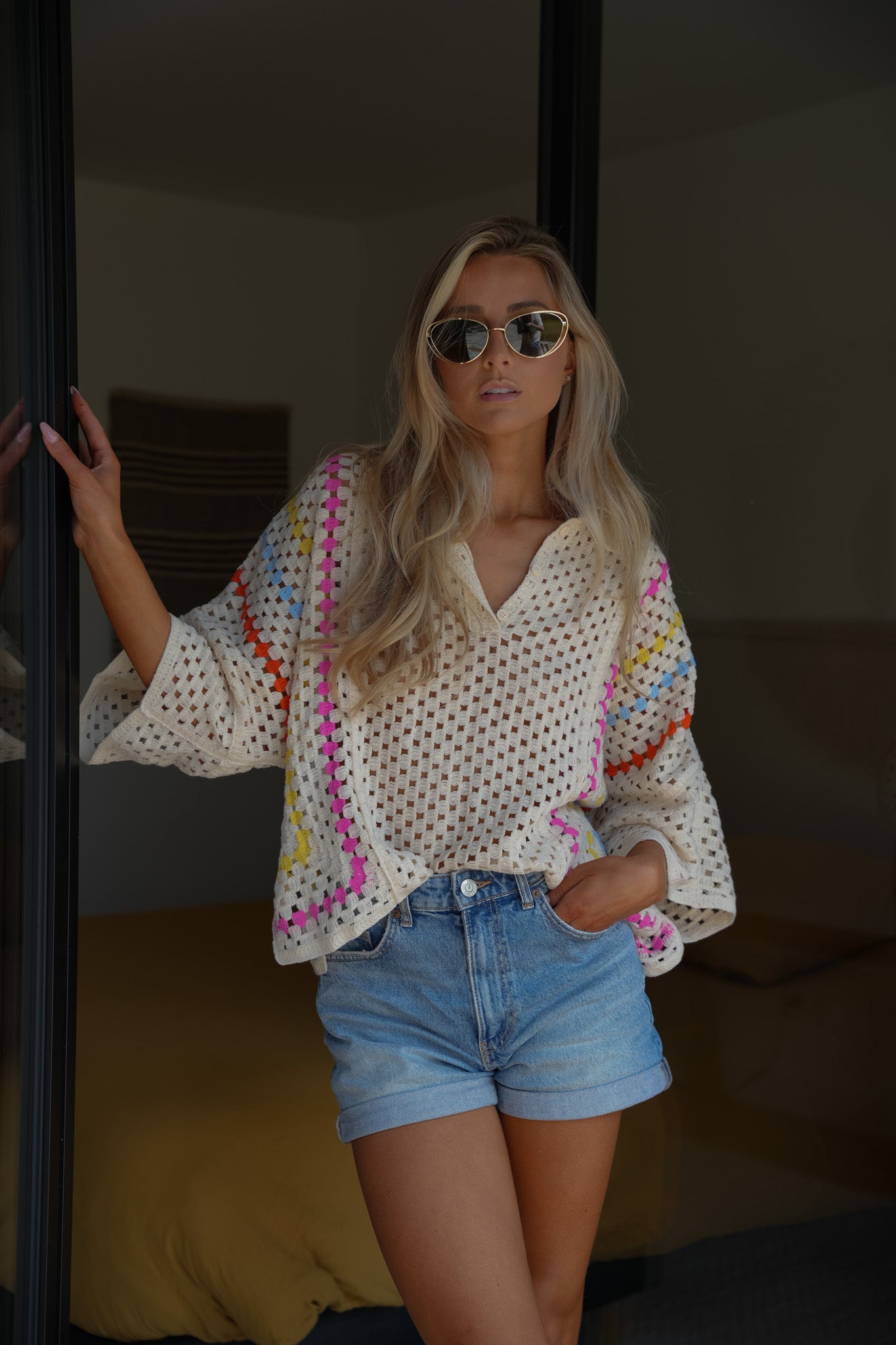 Maxim crème - Blouse crochet