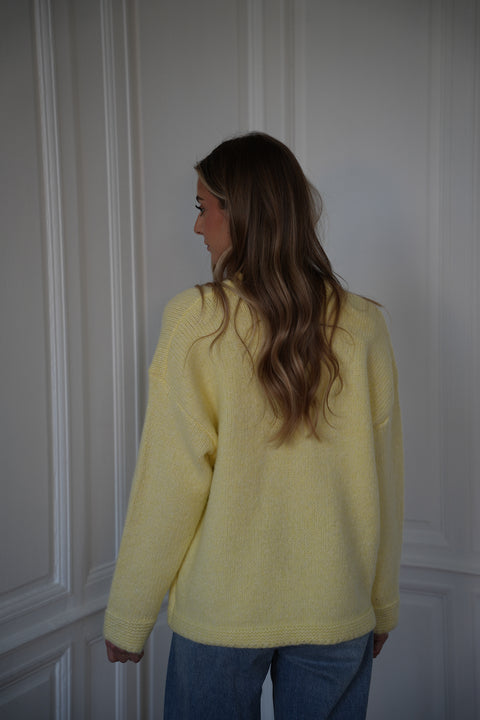 Jazz jaune - Pull ample