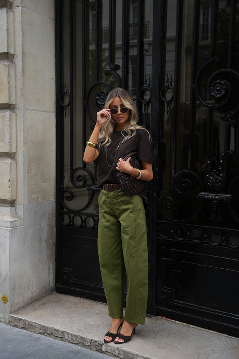Jay olive - Pantalon ballon