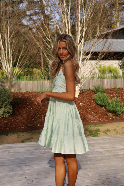 Maxine verte - Robe fluide