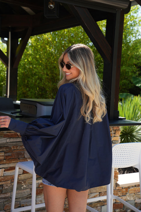 Lycia marine - Chemise ample
