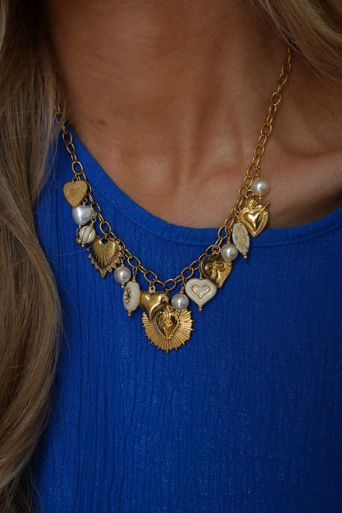 Bella doré - Collier acier
