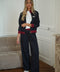 Terry marine - Pantalon droit