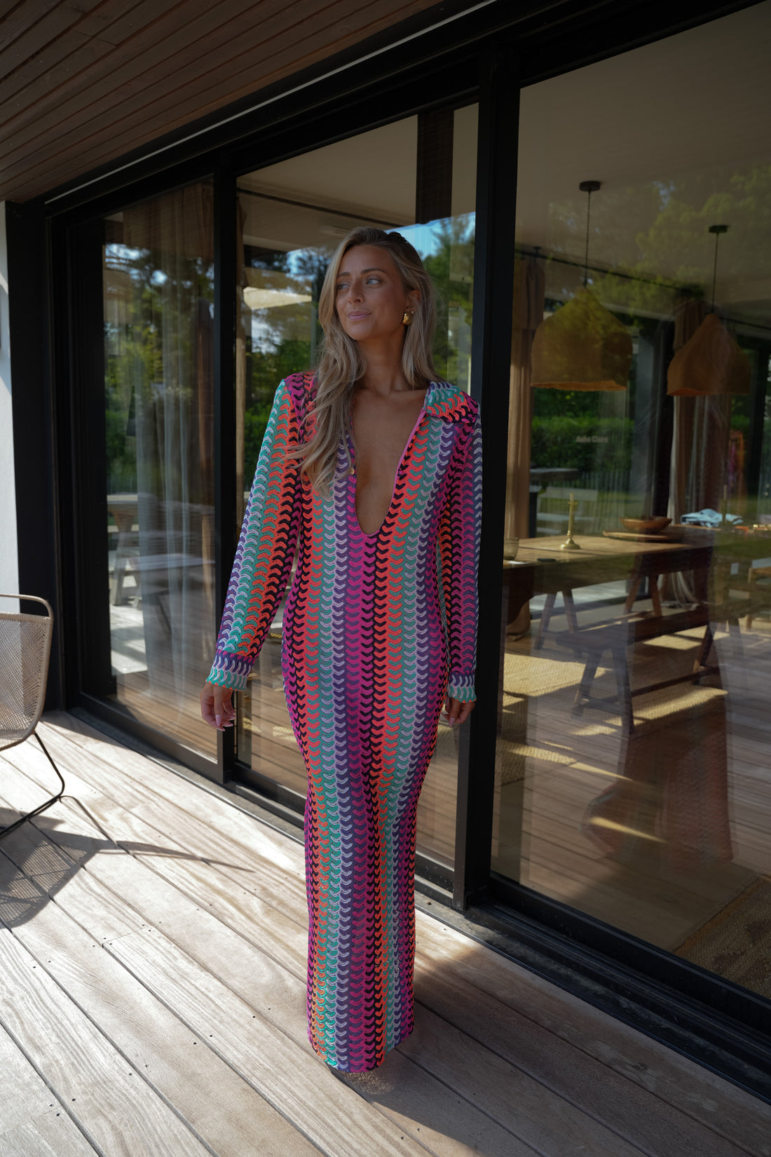 Indila colorée - Robe crochet