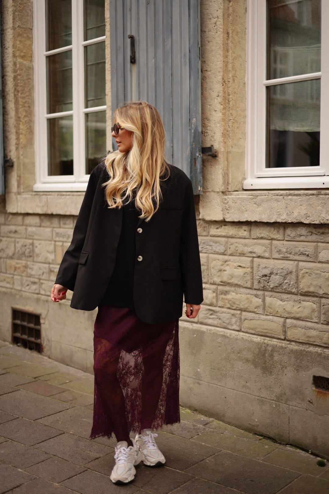 Marssa noir - Blazer ample