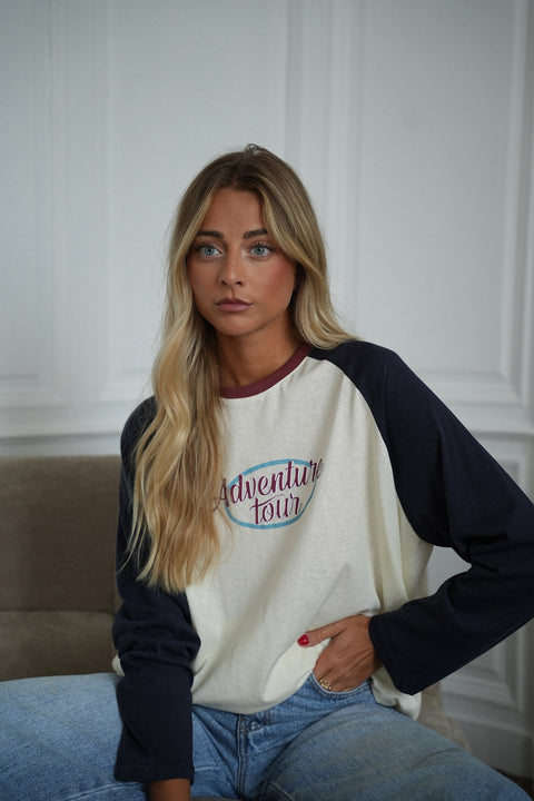 Evelina crème - Top manches longues