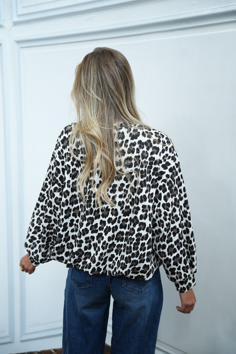Nala léopard - Sweat-shirt imprimé