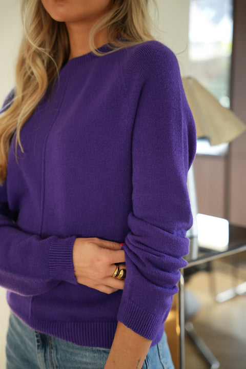Coraly violet - Pull doux