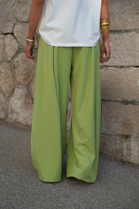 Chelsea vert - Pantalon ample