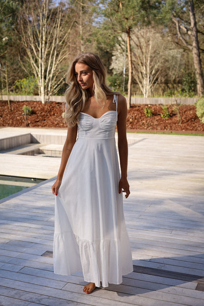 Carlotta blanche - Robe longue