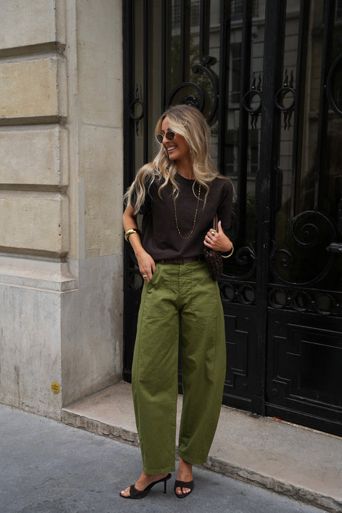 Jay olive - Pantalon ballon