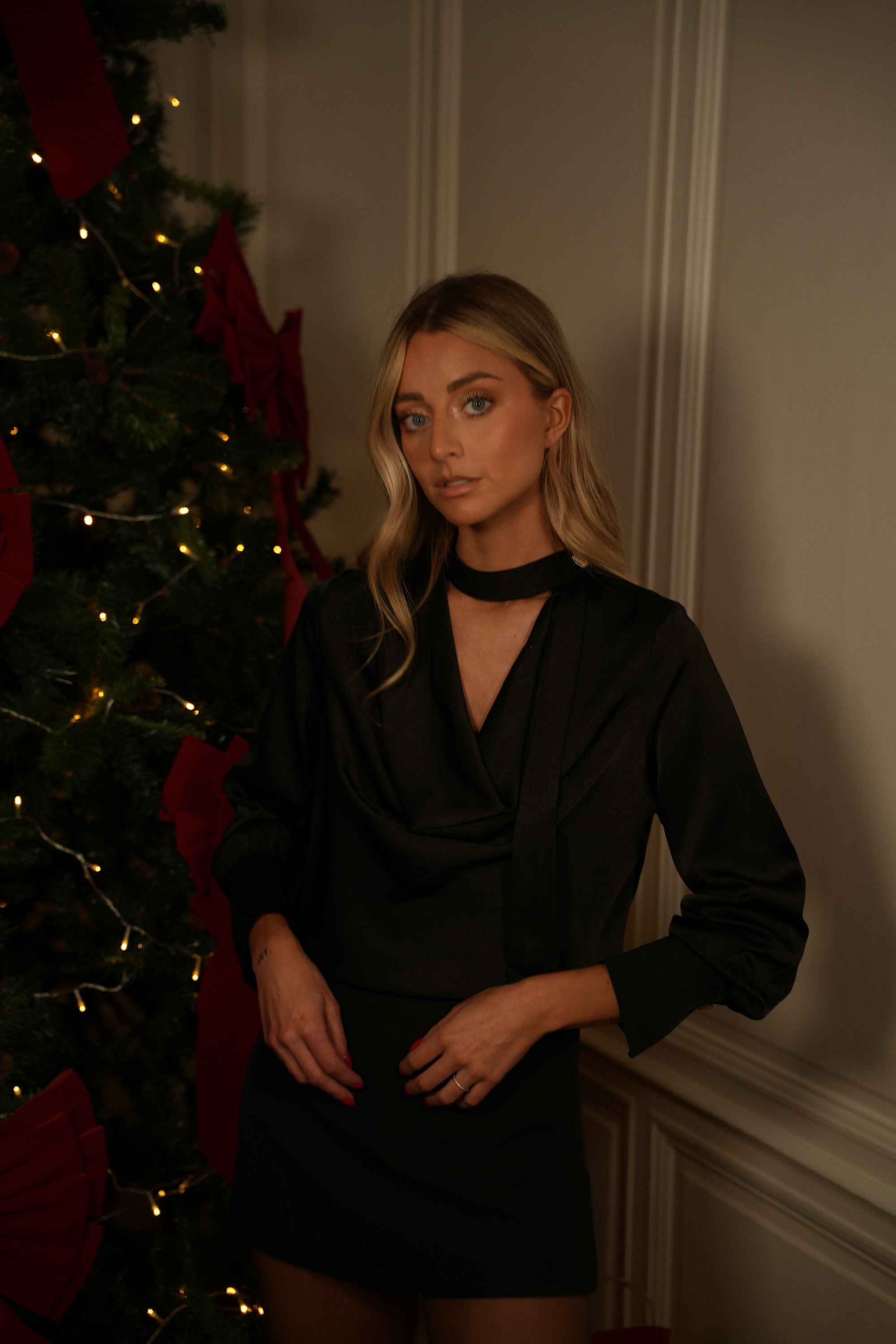 Sandra noire - Blouse fluide