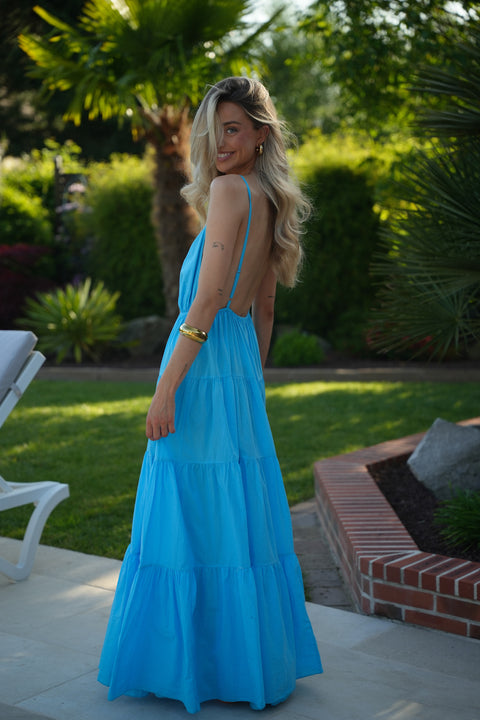 Filipa bleue - Robe soleil