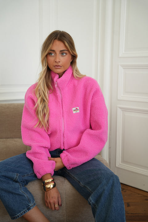 Sana rose - Veste polaire