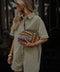 Jenny coloré - Sac en paille