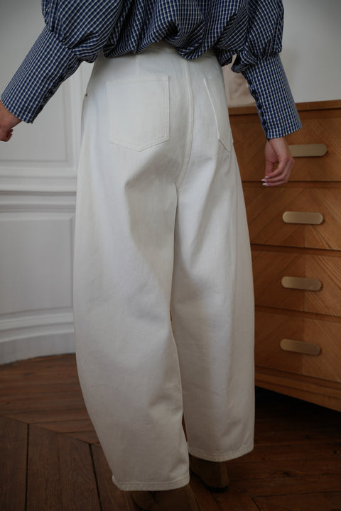 Izabel blanc - Jean ample