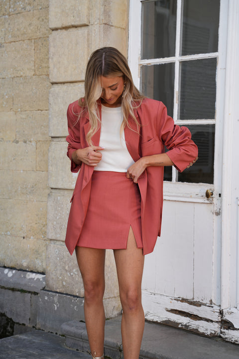 Paolina terracotta - Veste blazer